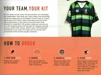 Canterbury Made To Order Match Kit