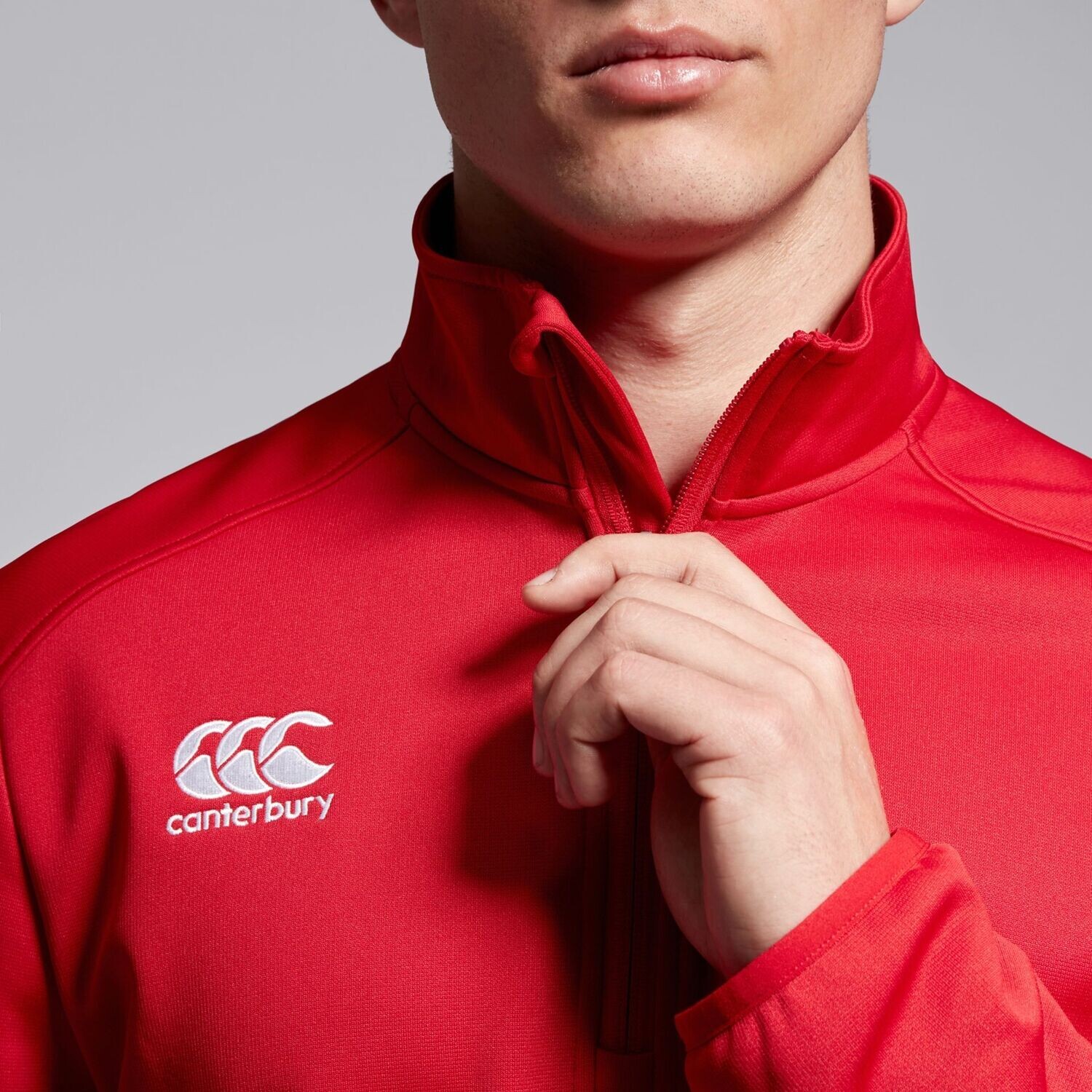 Canterbury Club 1/4 Zip Mid Layer Training Top Mens