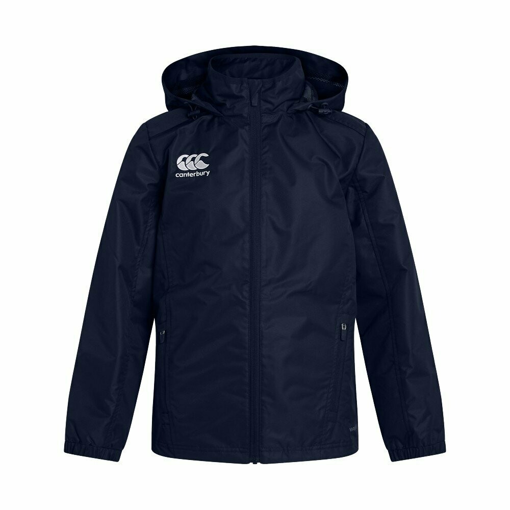 Canterbury Club Vaposhield Full Zip Rain Jacket Junior Canterbury Club Vaposhield Full Zip Rain Jacket Junior