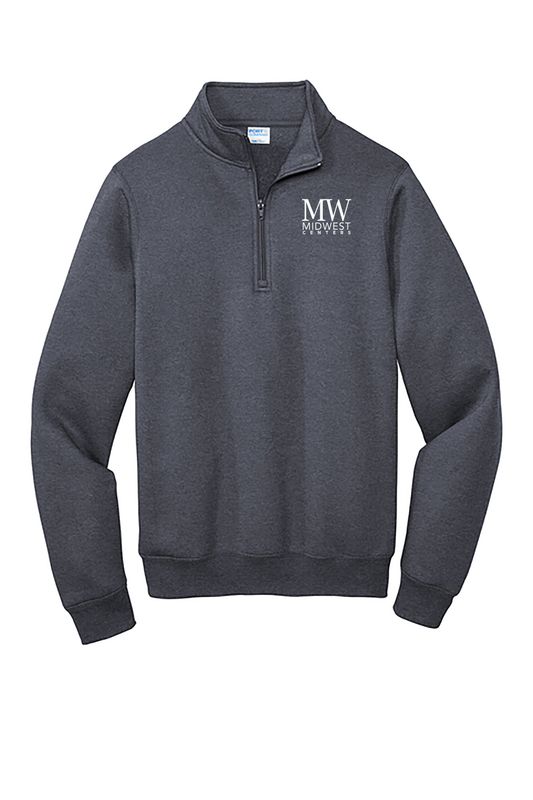 Midwest 1/4 zip Cotton/Poly Fleece