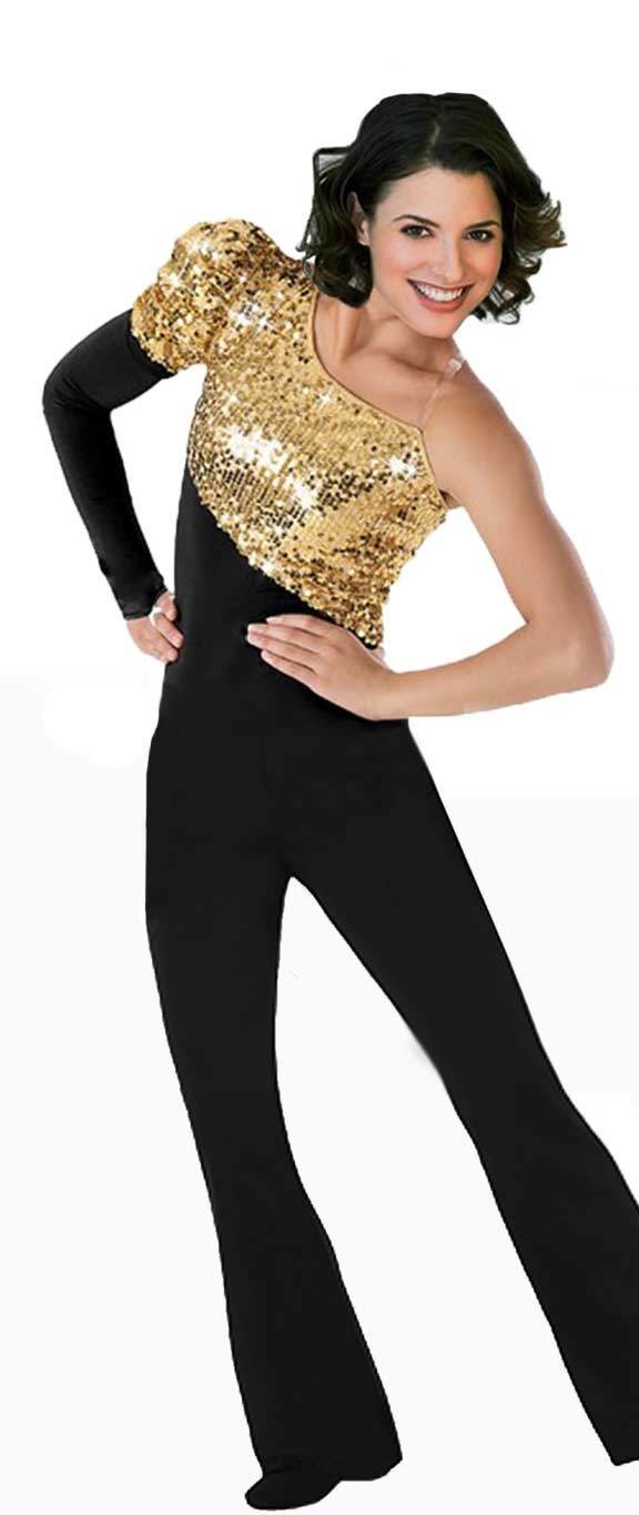 ROUGE ASYMETRICAL SEQUIN JUMPSUIT Store Bandmans