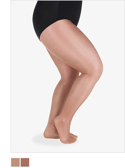 PLUS SIZE FOOTED TIGHTS