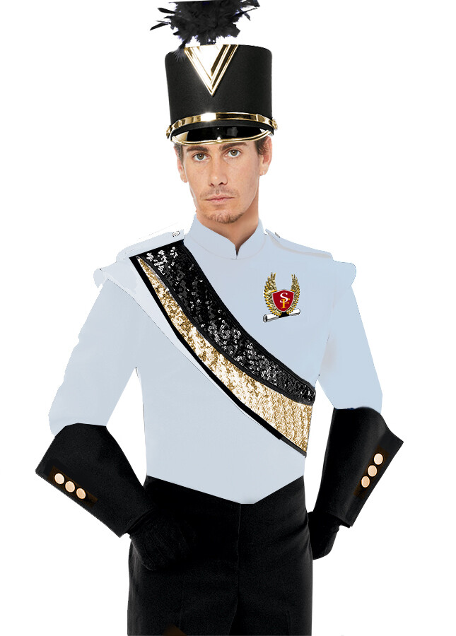 Summer Blue Marching Band Coat