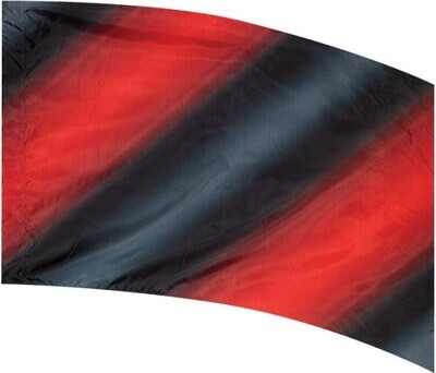 RED AND BLACK SHADED DIMENSION FLAG