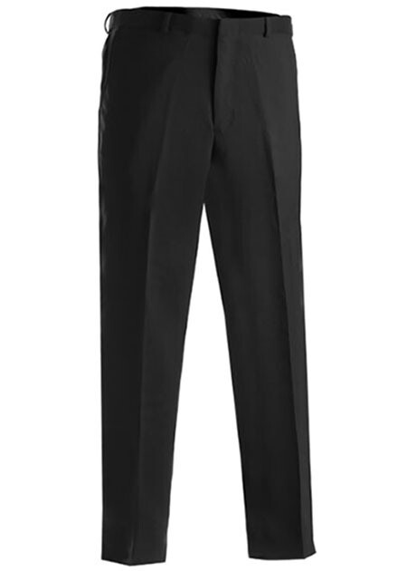 MENS POLYESTER FLAT FRONT PANTS
