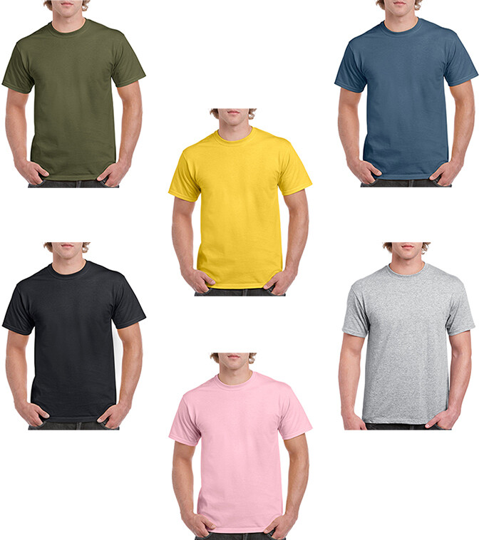 Irregular Gildan T-shirts Style 5000 Ash - Size 3xl Case Pack 12