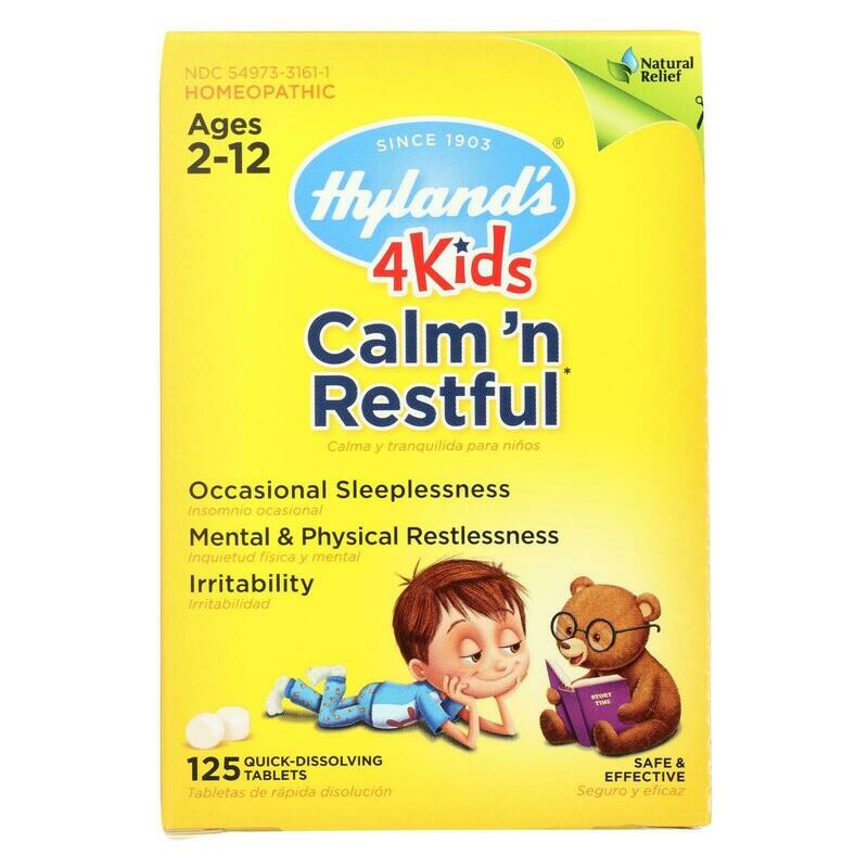 Hylands Homeopathic Calms Forte 4 Kids - 125 Tablets