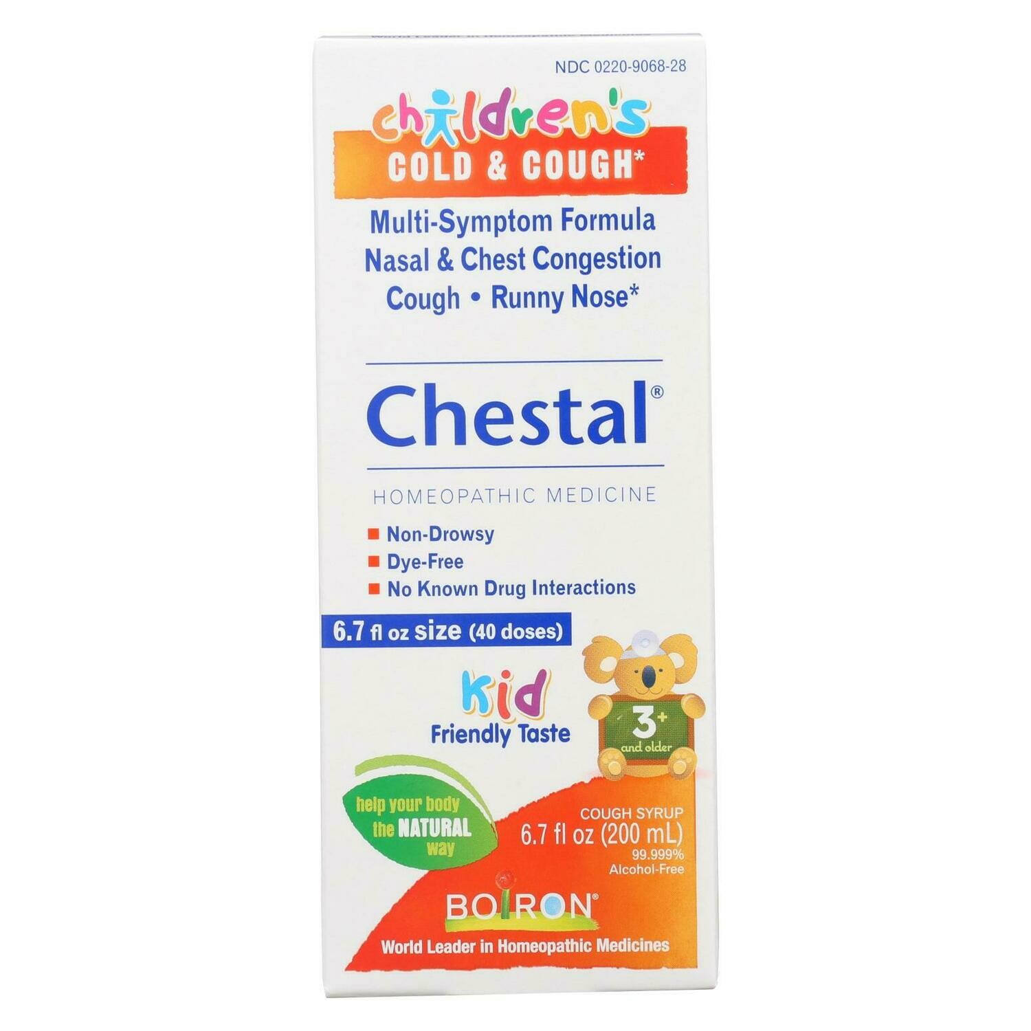 Boiron - Children&#39;s Chestal Cough And Cold - 6.7 Oz