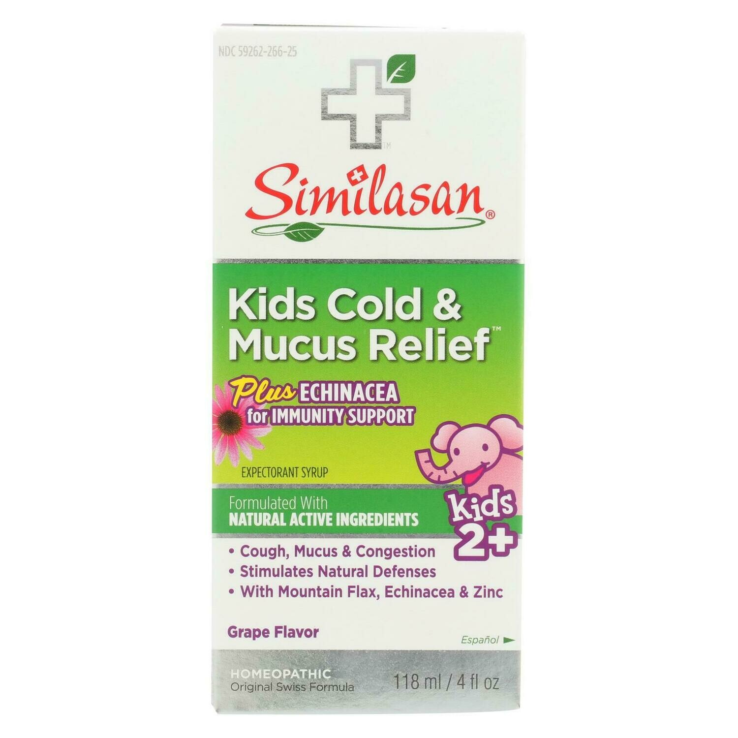 Similasan Kid&#39;s Cold Syrup - Mucus Relief - 4 Fl Oz