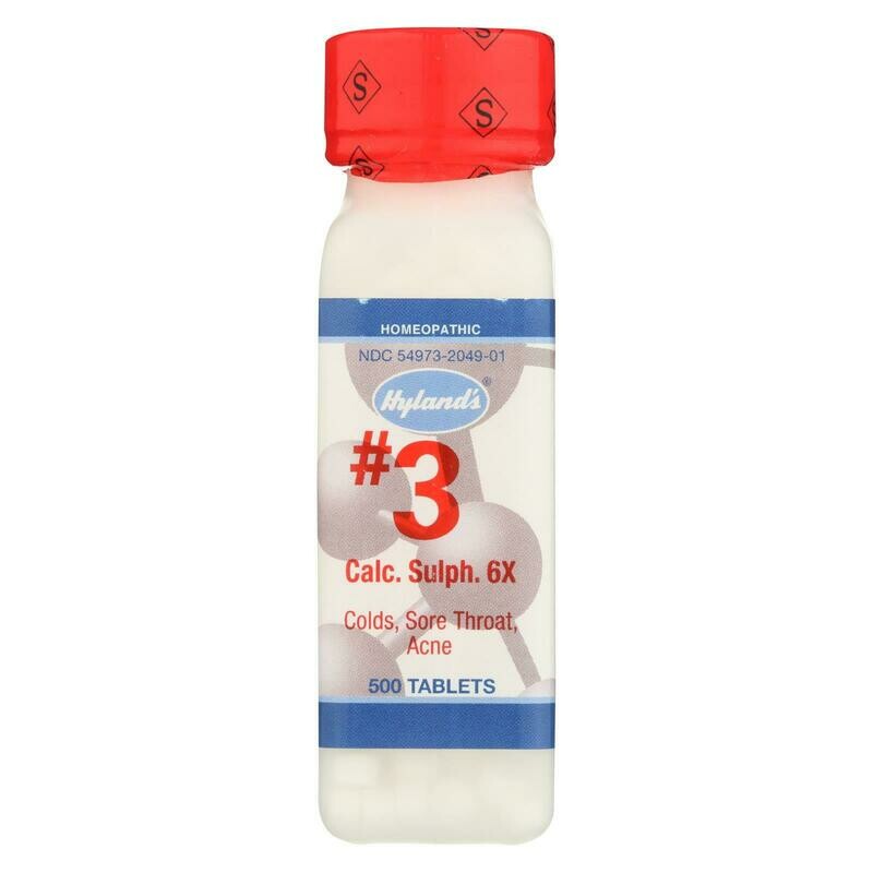 Hyland&#39;s No.3 Calcium Sulphate 6x - 500 Tablets