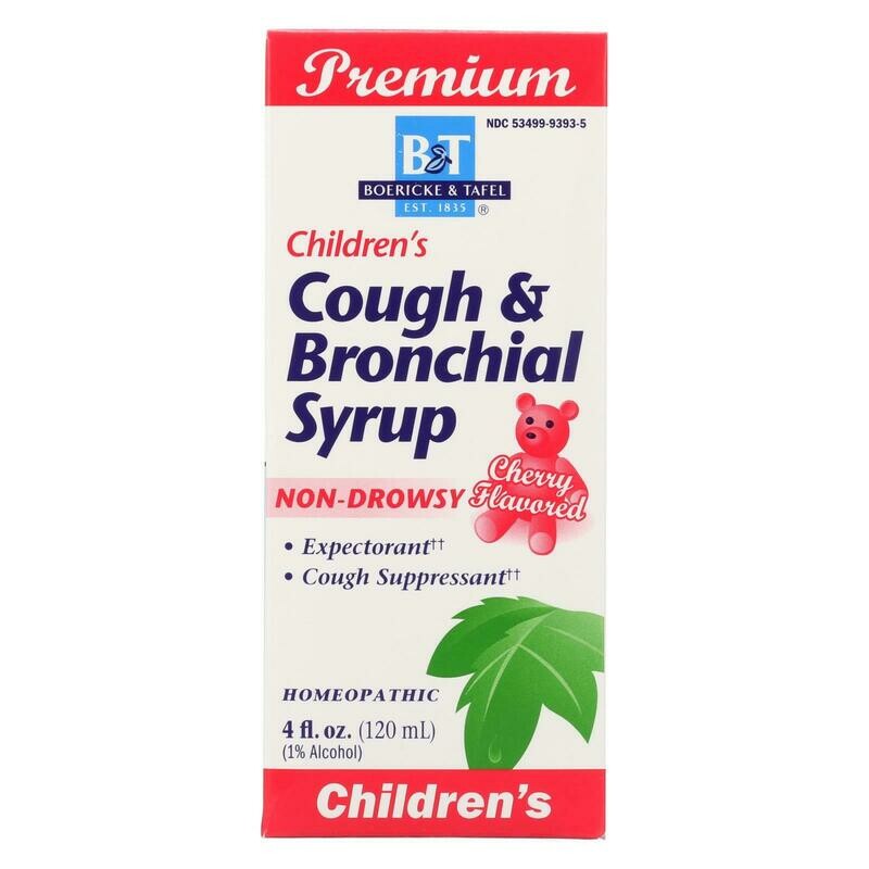 Boericke And Tafel - Children&#39;s Cough And Bronchial Syrup - 4 Fl Oz