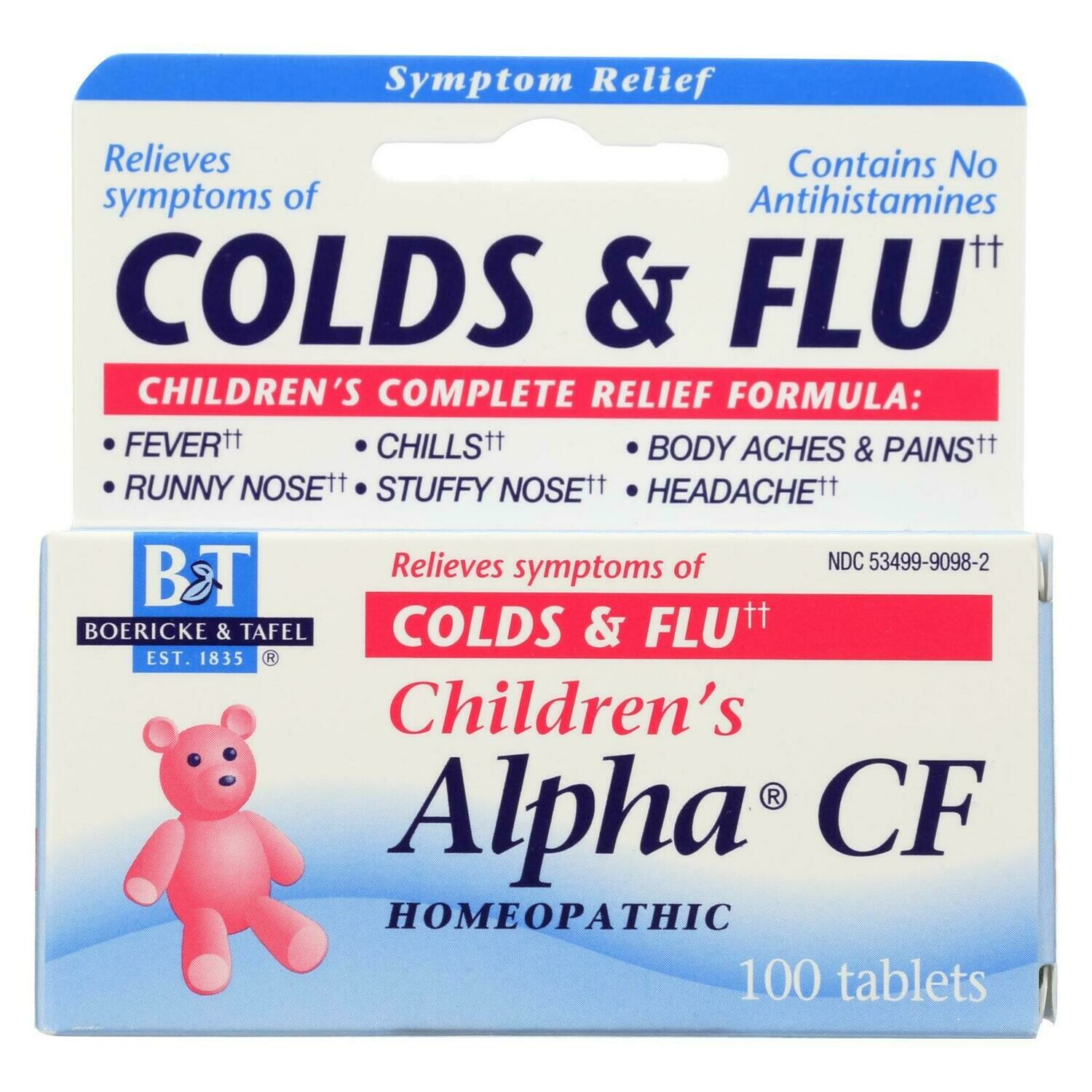 Boericke And Tafel - Children&#39;s Alpha Cf - 100 Tablets