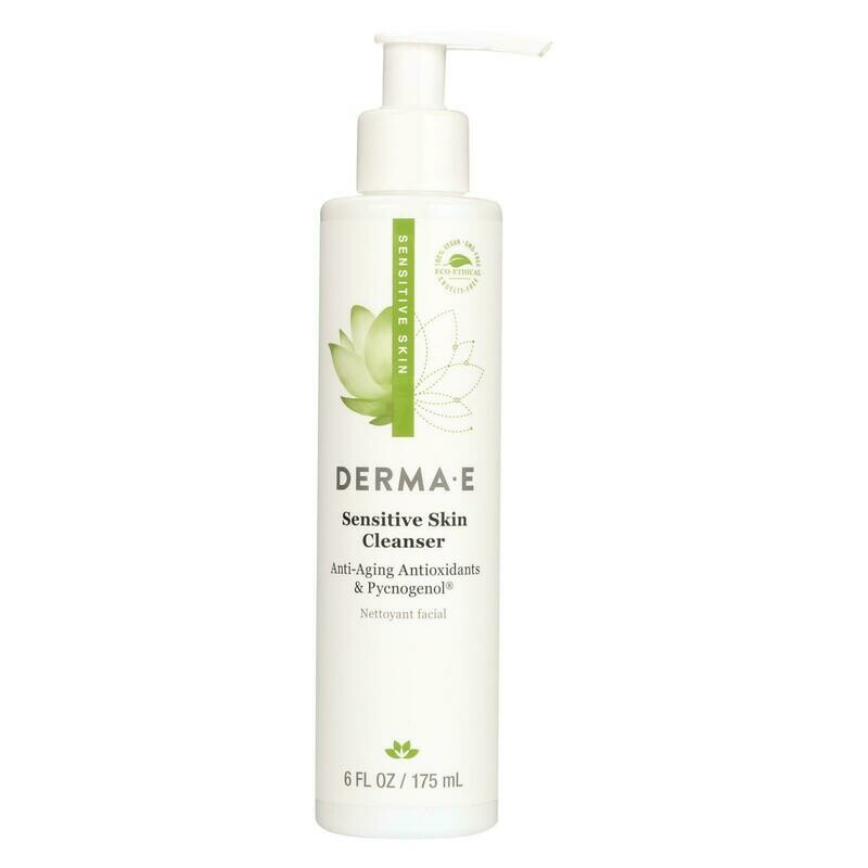 Derma E - Soothing Cleanser With Pycnogenol - 6 Fl Oz.
