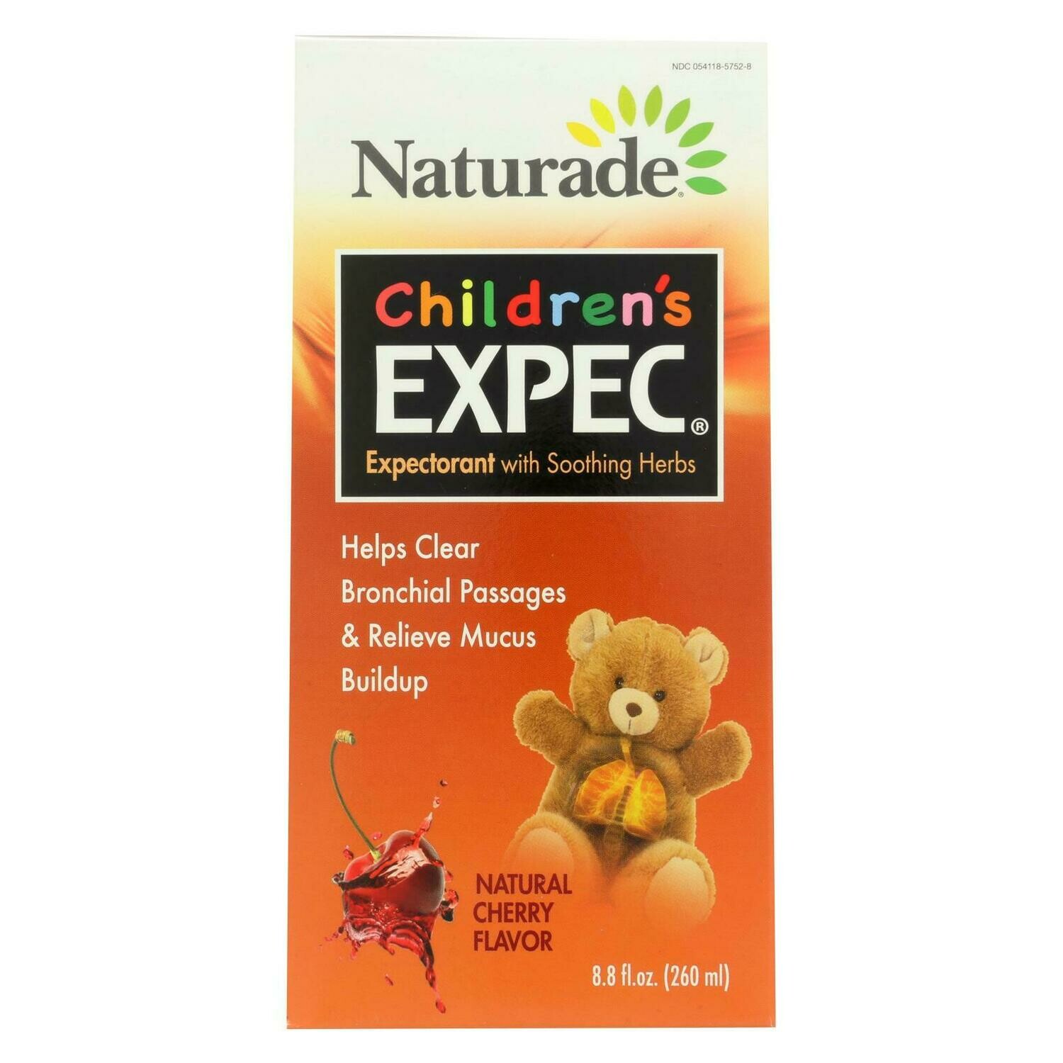 Naturade Children&#39;s Expec Herbal Expectorant Cherry - 9 Fl Oz