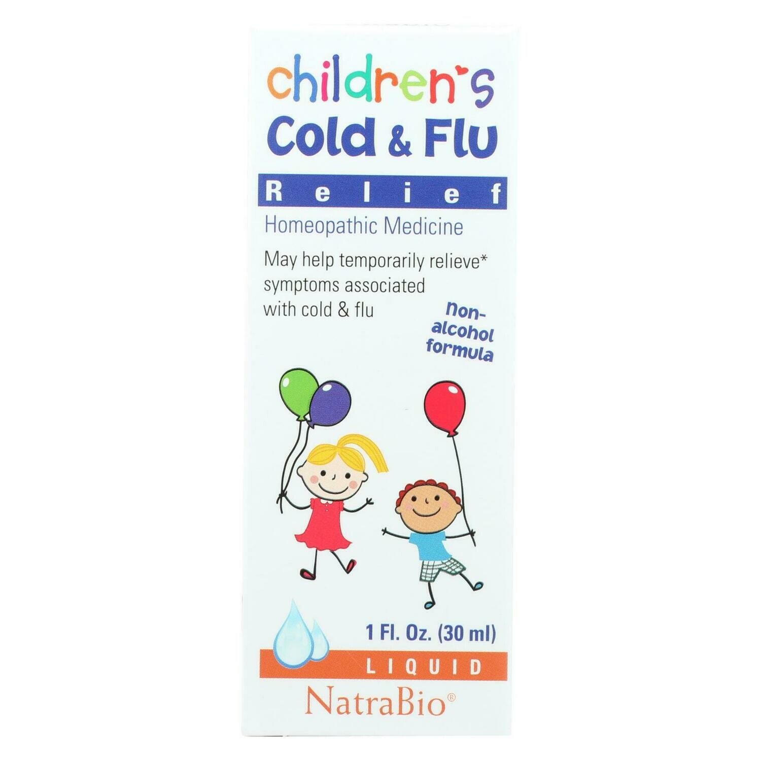 Natrabio Children&#39;s Cold And Flu Relief - 1 Fl Oz