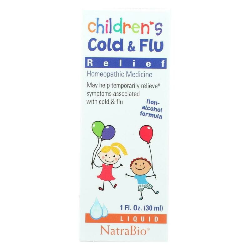 Natrabio Children&#39;s Cold And Flu Relief - 1 Fl Oz