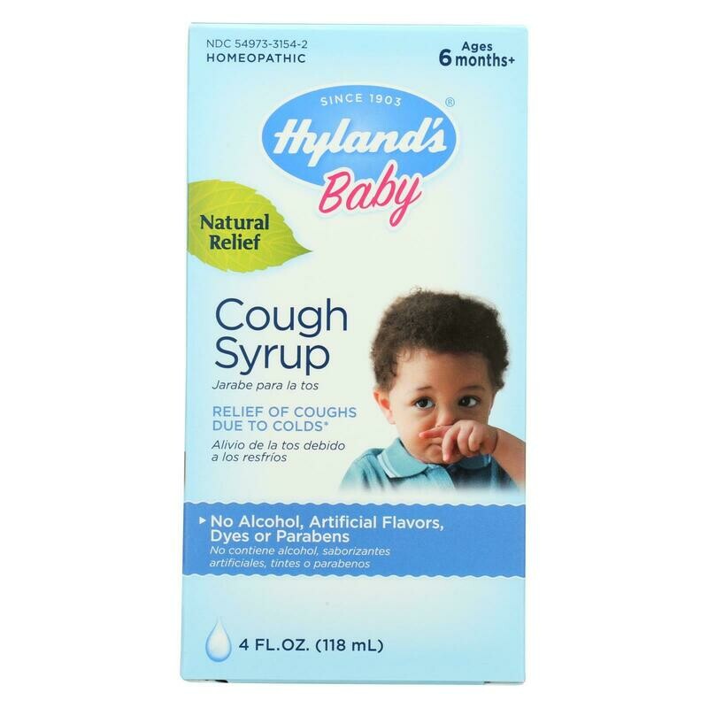 Hyland&#39;s Homeopathic Baby Cough Syrup - 4 Oz