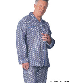 Mens Cotton Pyjamas - Mens Pjs - Pajamas For Senior Men