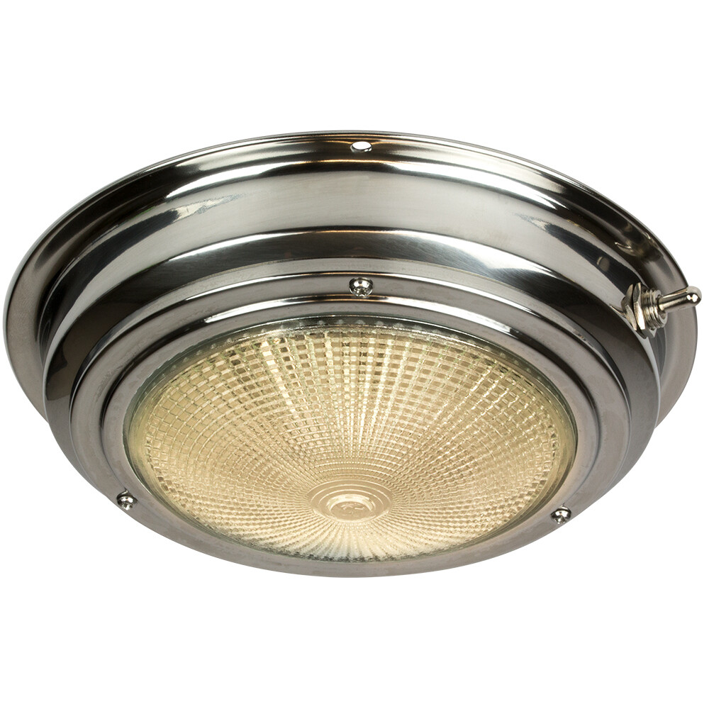 Sea-Dog Stainless Steel Dome Light - 5&quot; Lens