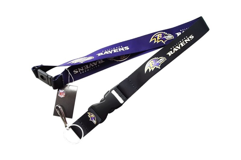 Baltimore Ravens Clip Lanyard Keychain Id Holder Ticket