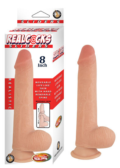 Realcocks Sliders 8in Flesh