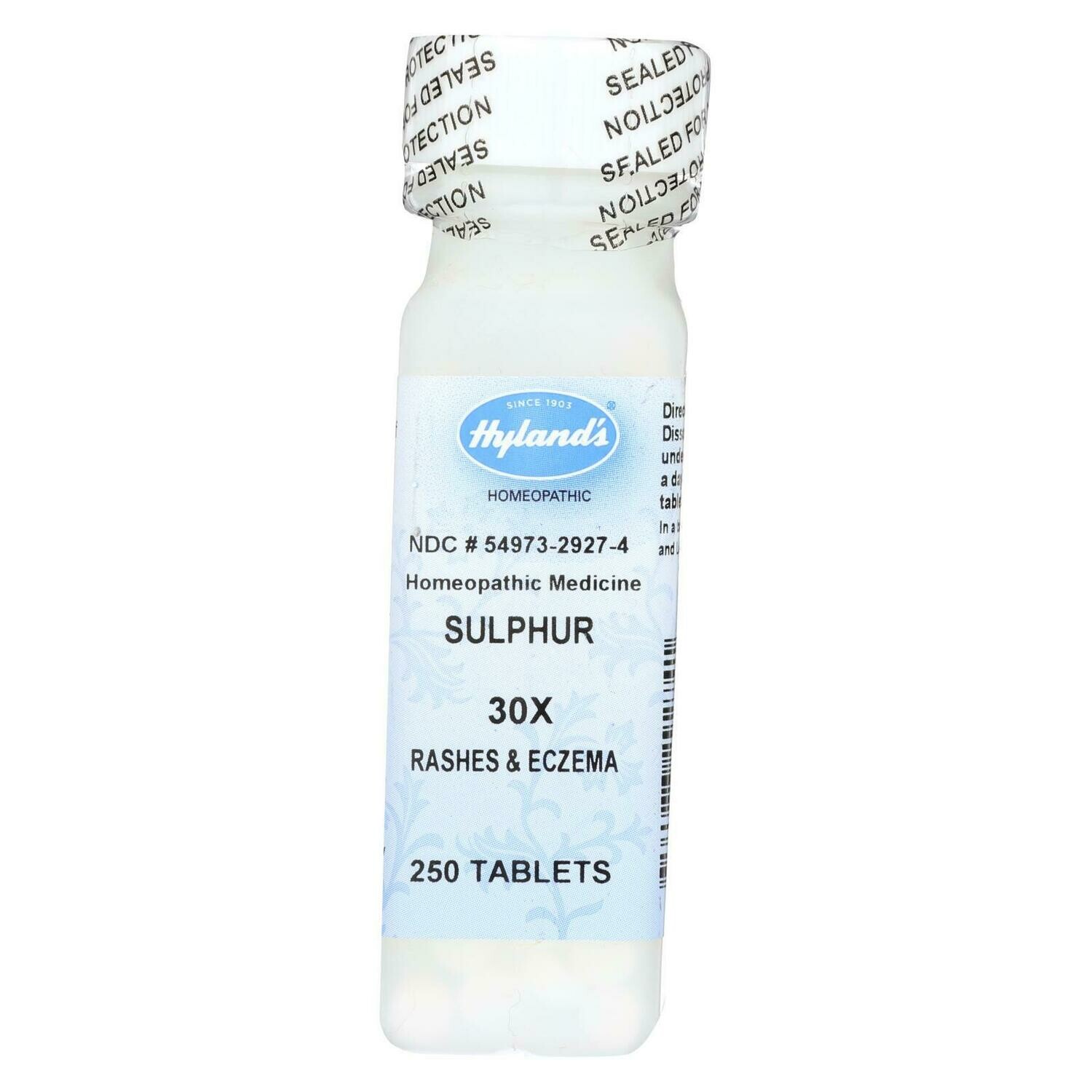Hylands Homeopathic Sulphur 30x - 250 Tablets