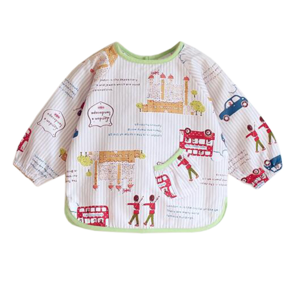 Creative Baby Smock Feeding Bib Waterproof &amp; Oilproof Feeding Clothes Baby Bibs No.12