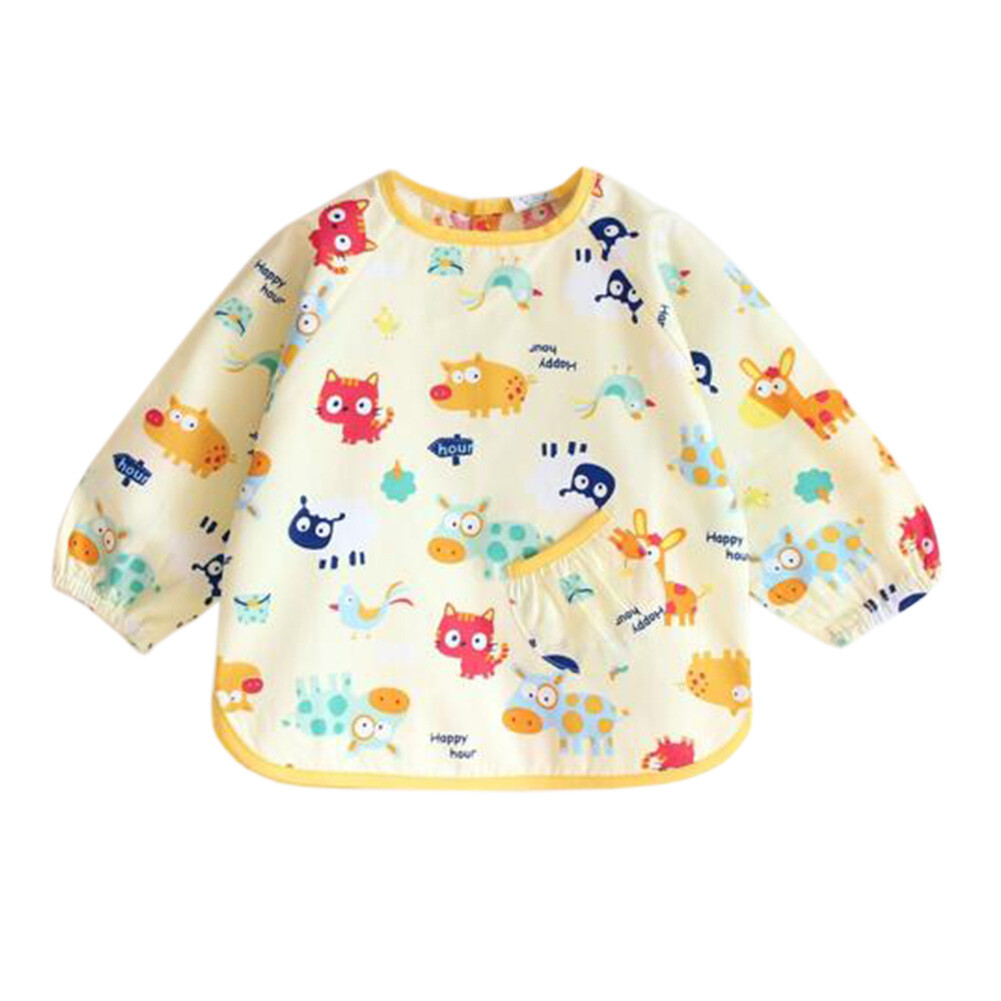 Creative Baby Smock Feeding Bib Waterproof &amp; Oilproof Feeding Clothes Baby Bibs No.13