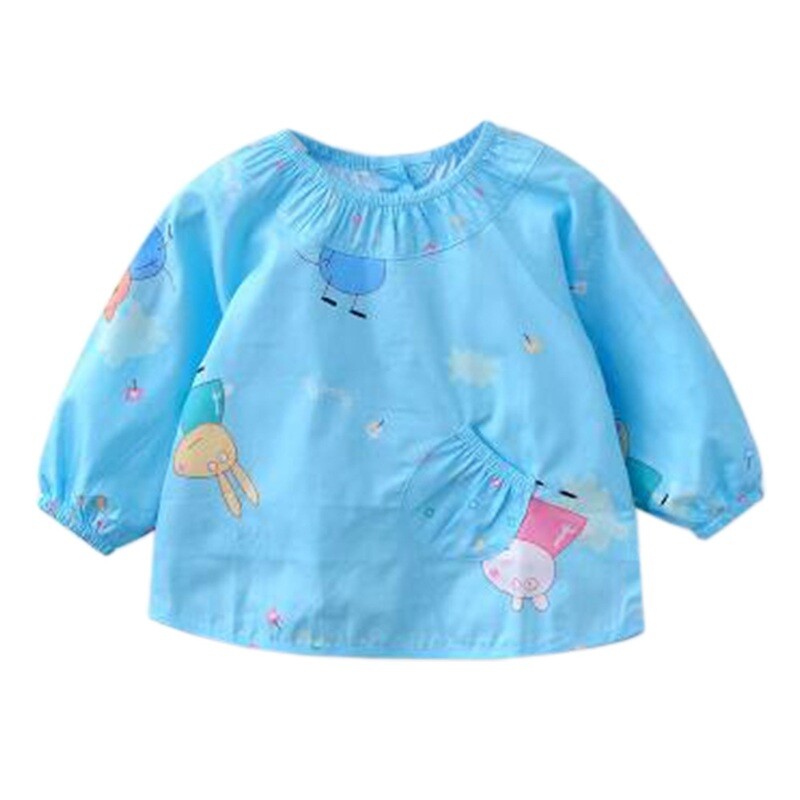 Waterproof &amp; Oilproof Baby Smock Feeding Bib Durable Baby Bibs Feeding Clothes U