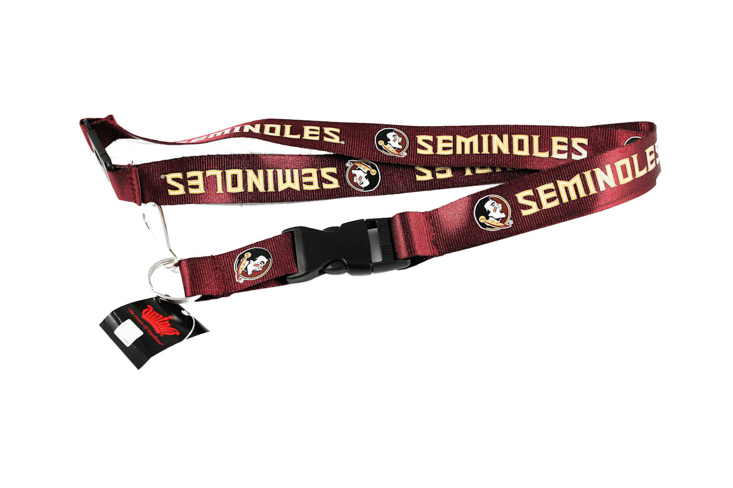 Florida State Seminoles Lanyard Keychain Id Ticket Ncaa