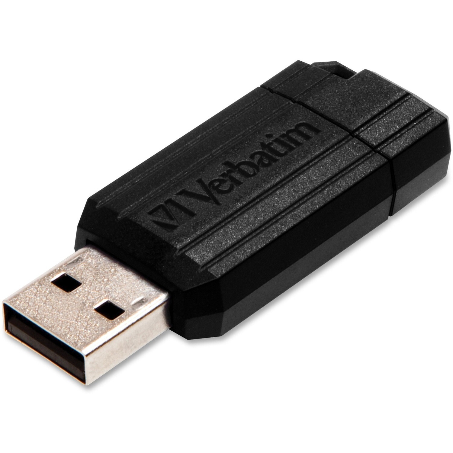 Verbatim Americas Llc Pinstripe 8gb Usb Flash Drive - Black