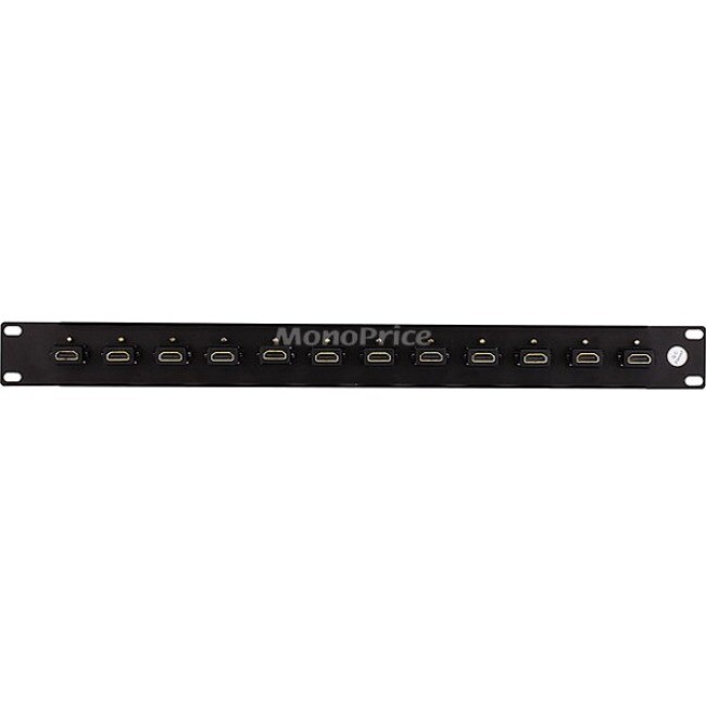 Monoprice 19 inches 12-Port HDMI Interface Patch Panel