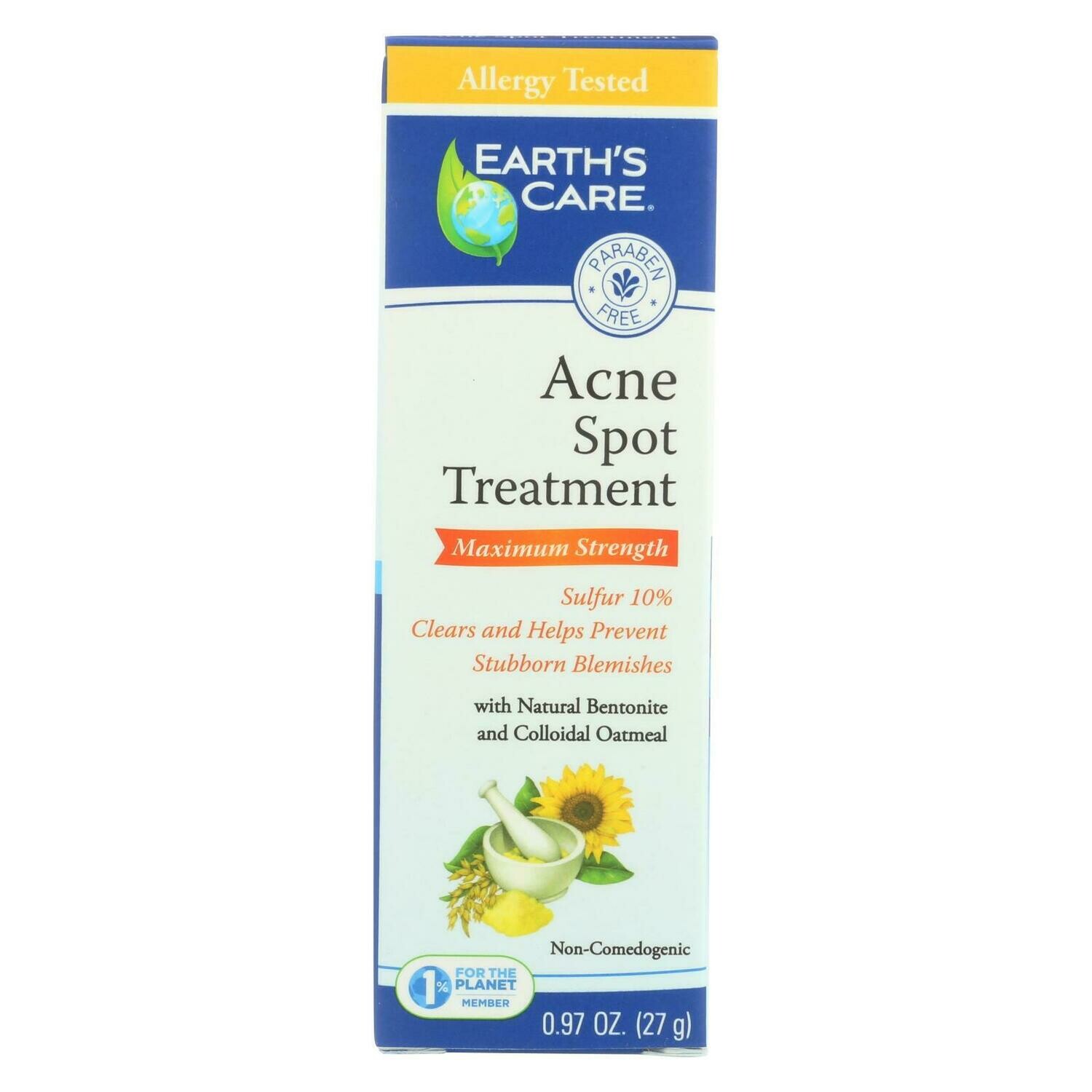 Earth&#39;s Care Acne Spot Treatment - .97 Oz