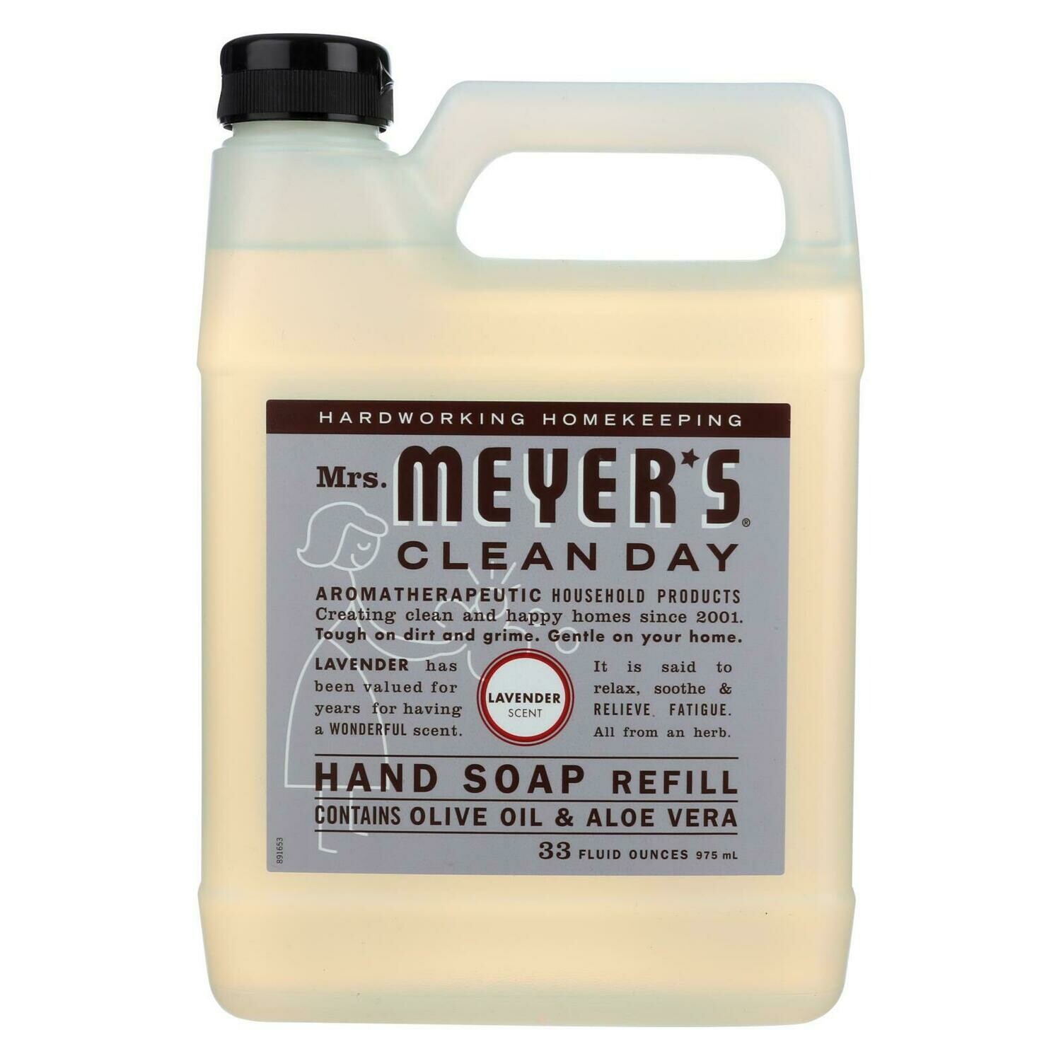 Mrs. Meyer&#39;s Clean Day - Liquid Hand Soap Refill - Lavender - 33 Fl Oz