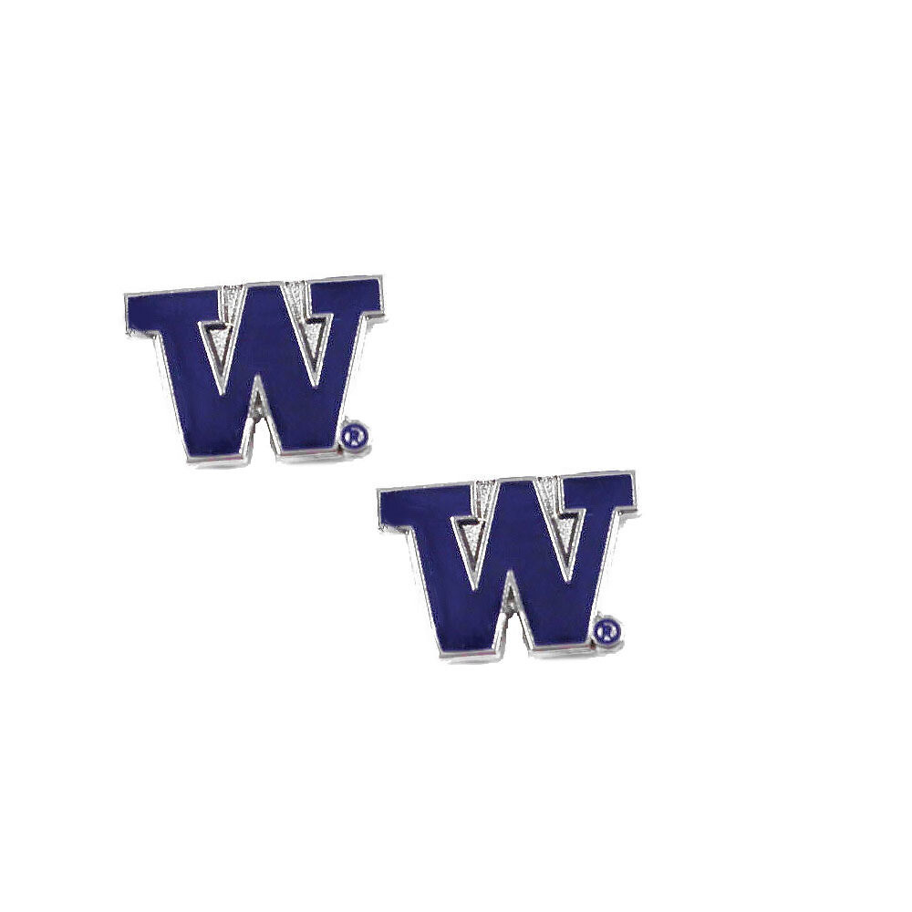 Washington Huskies Post Stud Logo Earring Set Ncaa Charm