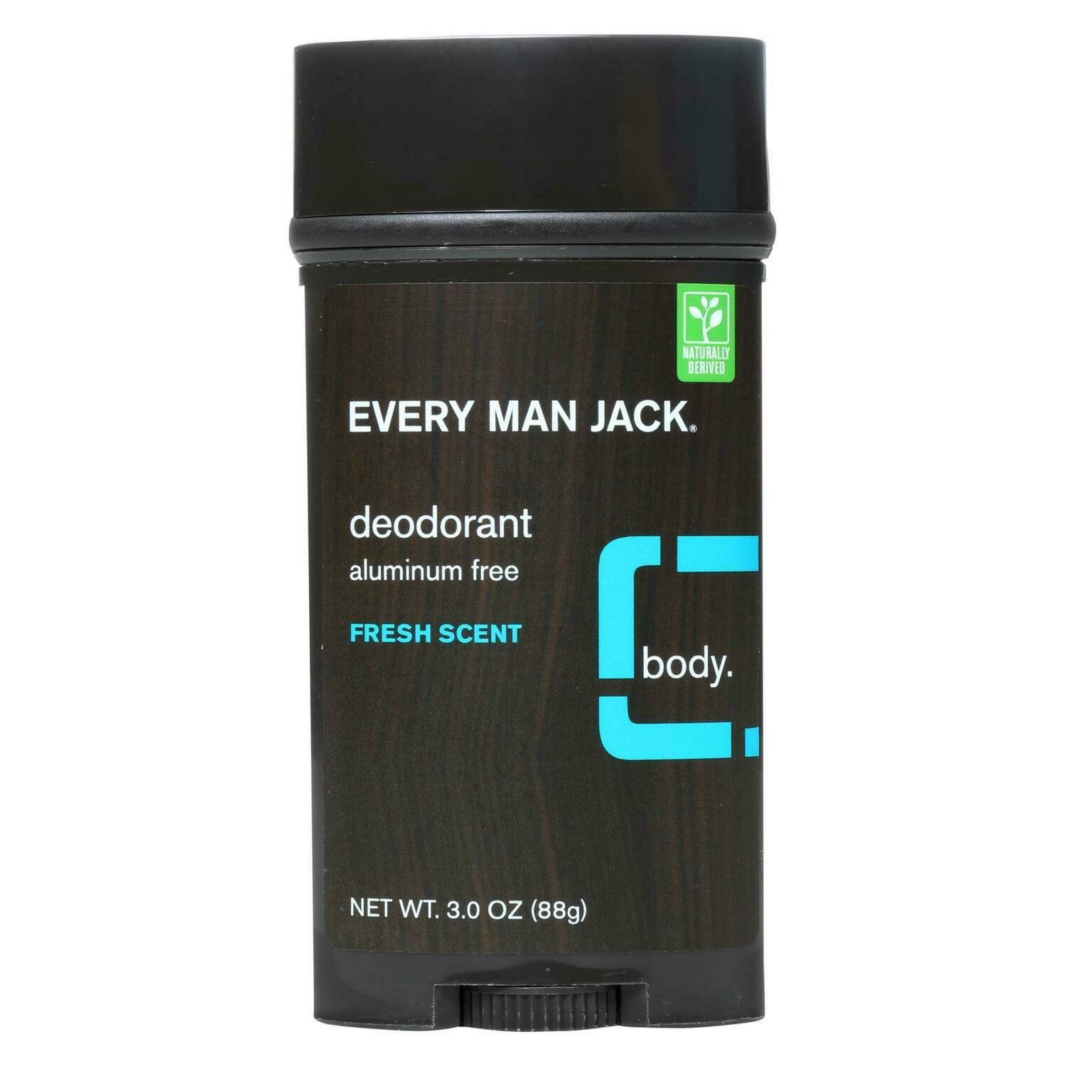 Every Man Jack Body Deodorant - Fresh Scent - 3 Oz