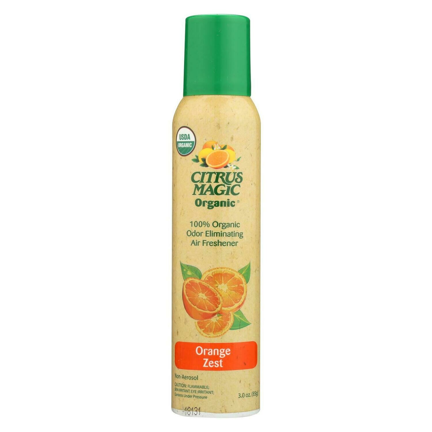 Citrus Magic Air Freshener - Odor Eliminating - Spray - Fresh Orange - 3.5 Oz