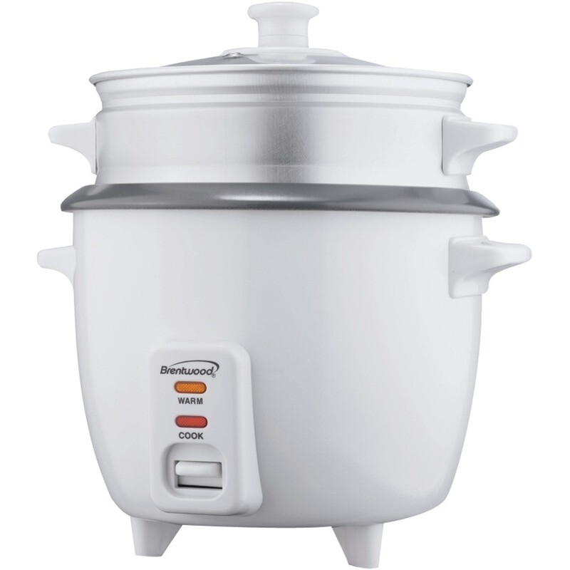 Brentwood Appliances Ts-480s Rice Cooker With Food Steamer (15 Cups, 900 Watts)