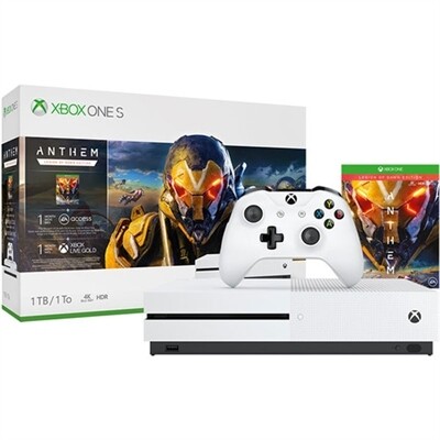 Xbox One S 1tb Anthem Bundle