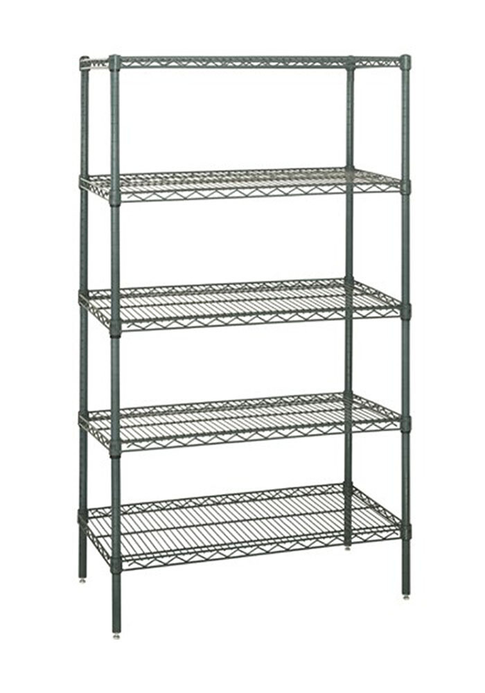 Quantum Wire Shelving 5 Shelf Starter Units Storage Rack Proform 36&quot; X 60&quot; X 86&quot;