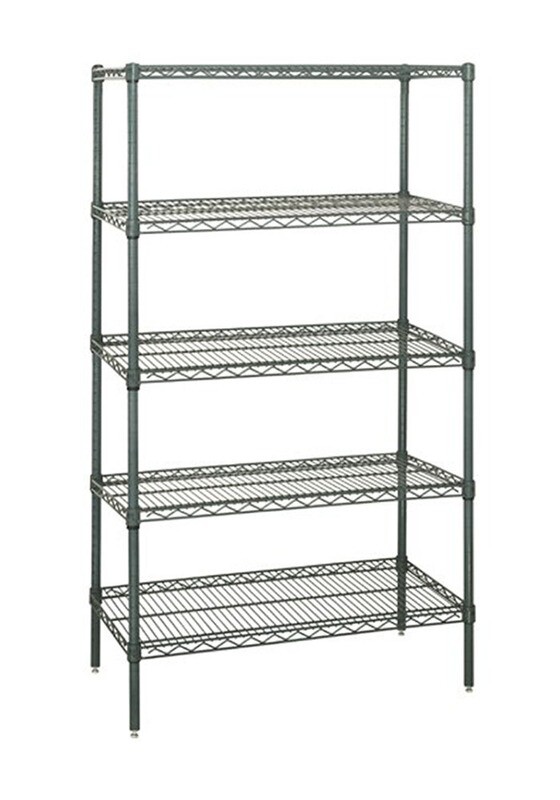 Quantum Wire Shelving 5 Shelf Starter Units Storage Rack Proform 36&quot; X 60&quot; X 86&quot;