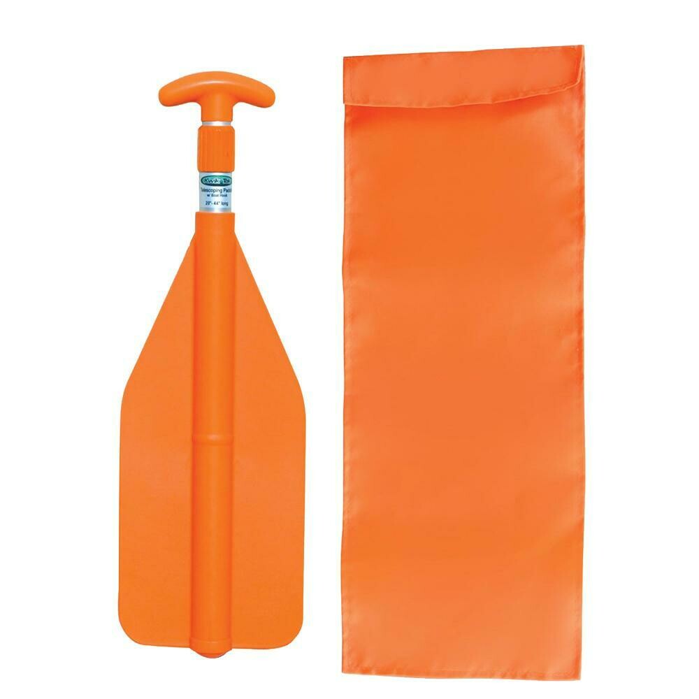 Kwik Tek Telescoping Paddle - 20&amp;quot;- 45&amp;quot; w/Nylon Bag - Orange