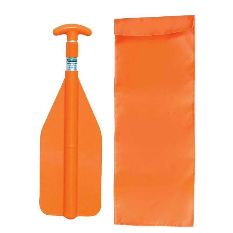 Kwik Tek Telescoping Paddle - 20&amp;quot;- 45&amp;quot; w/Nylon Bag - Orange