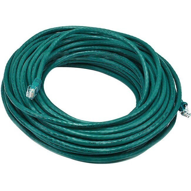 Monoprice Cat5e 24AWG UTP Ethernet Network Patch Cable, 75ft Green