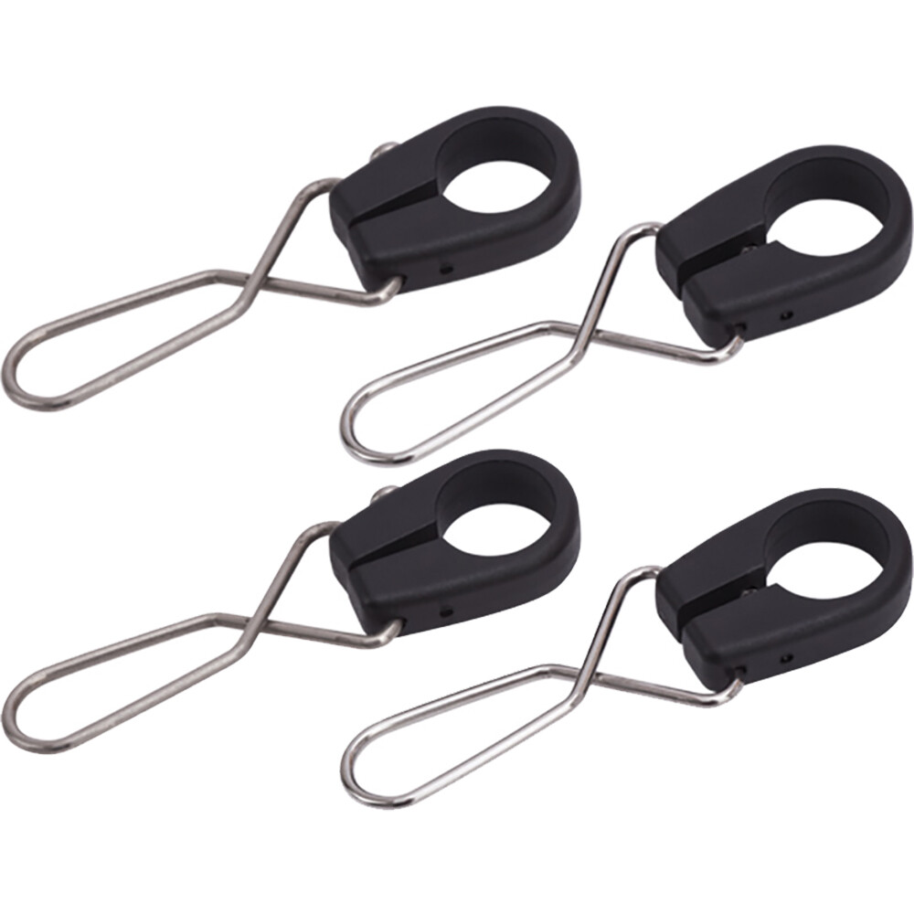 Sea-Dog Nylon Flagpole Pennant Mounts &amp; Stainless Clips - Set of 4