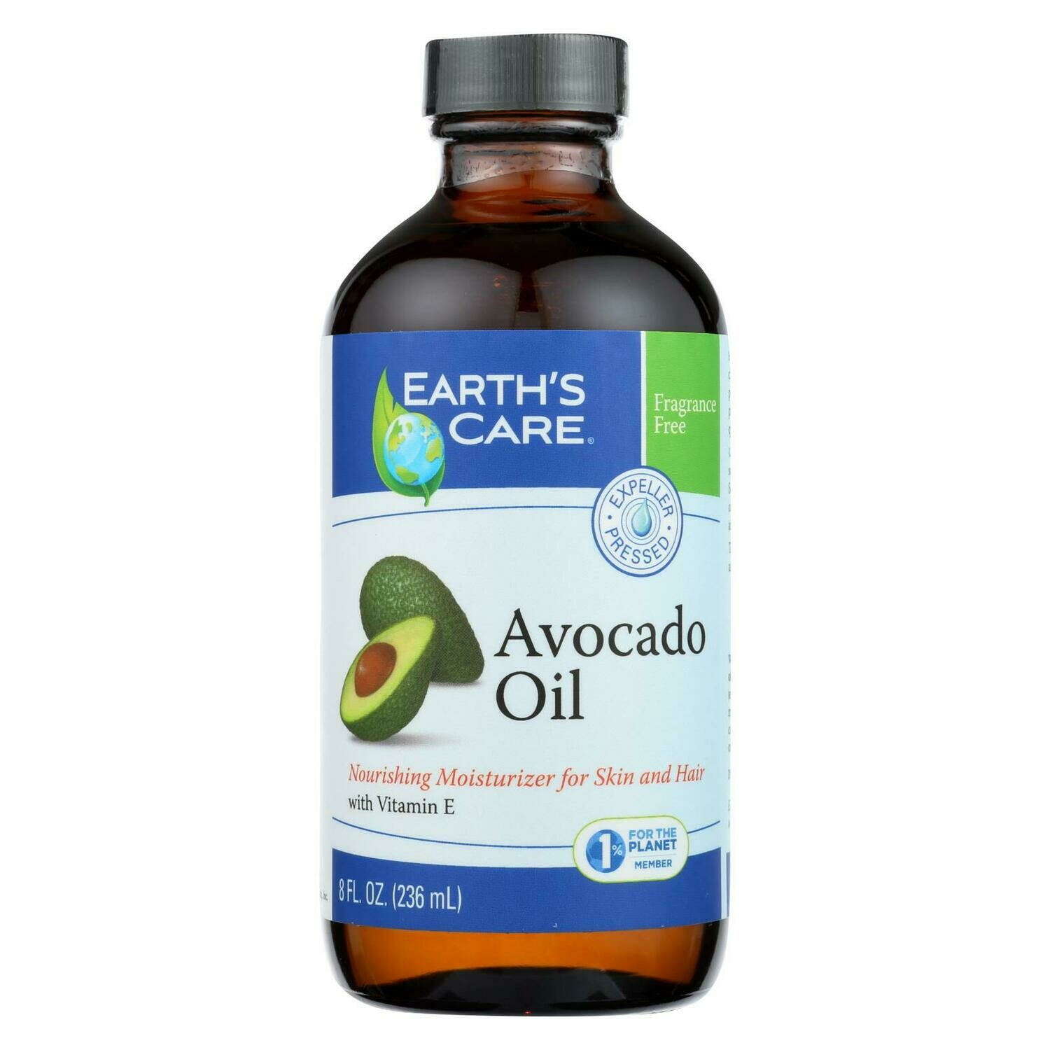 Earth&#39;s Care 100% Pure And Natural Avocado Oil - 8 Fl Oz