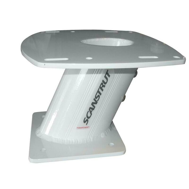 Scanstrut 10&quot; Aluminum PowerTower® f/2kW/4kW Raymarine; Garmin &amp; Navico 3G/4G Radomes