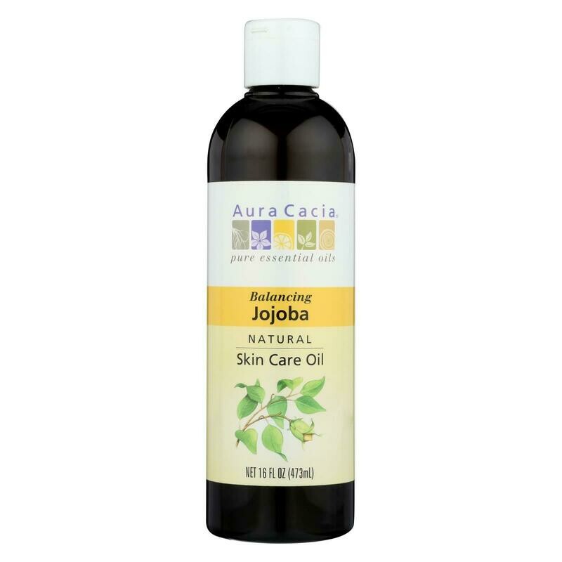 Aura Cacia - Skin Care Oil - Jojoba - 16 Oz.