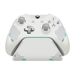 Controller Gear Sport White Special Edition Xbox Pro Charging Stand - Xbox One, Refurbished