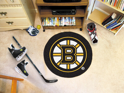 Nhl - Boston Bruins Puck Mat 27&quot;&quot; Diameter